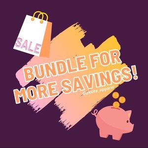 Bundle For MORE Savings! 🛍💕